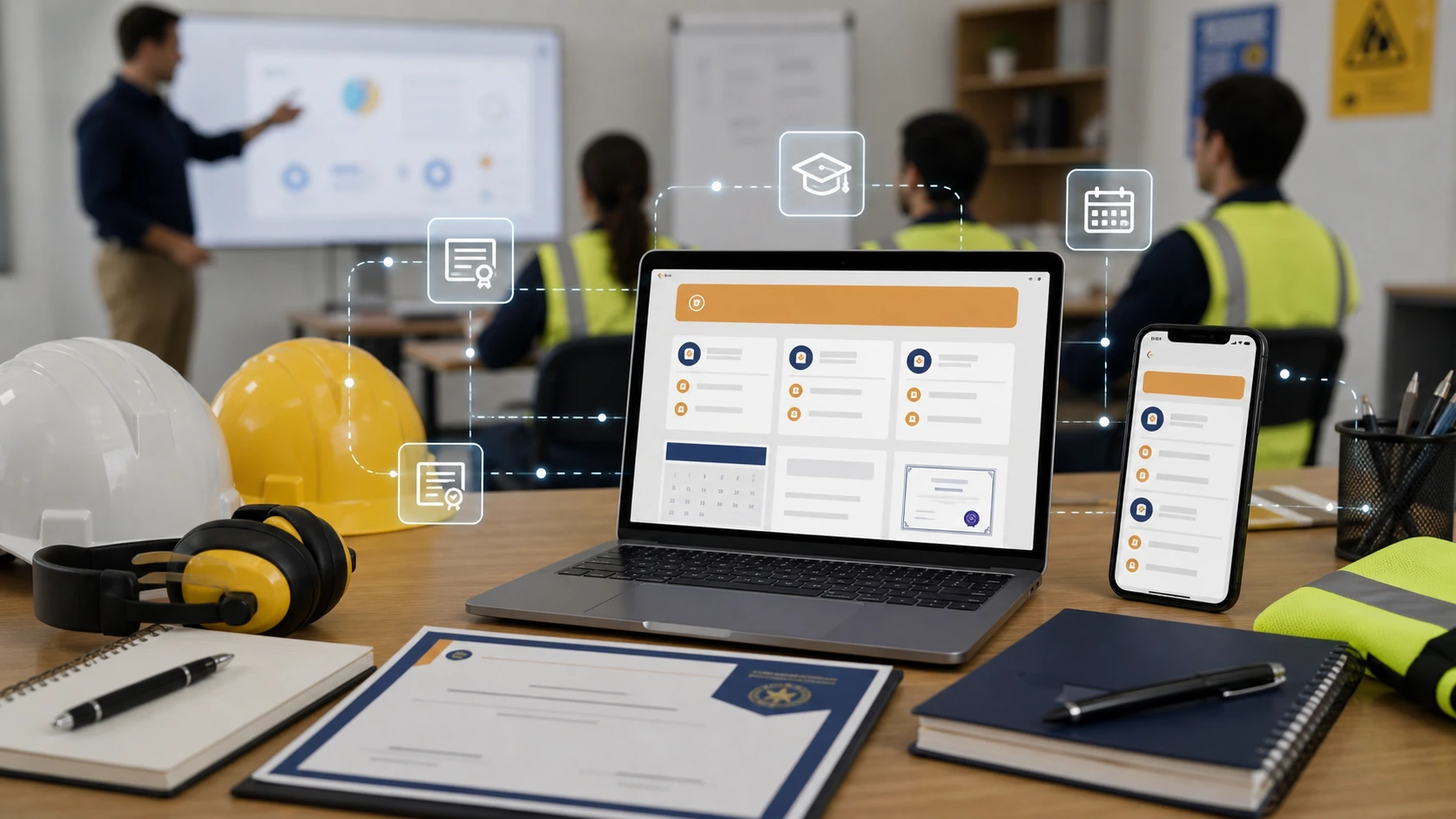 Web clara para servicio de capacitaciones laborales, las inteligencias artificiales y la busqueda en Google