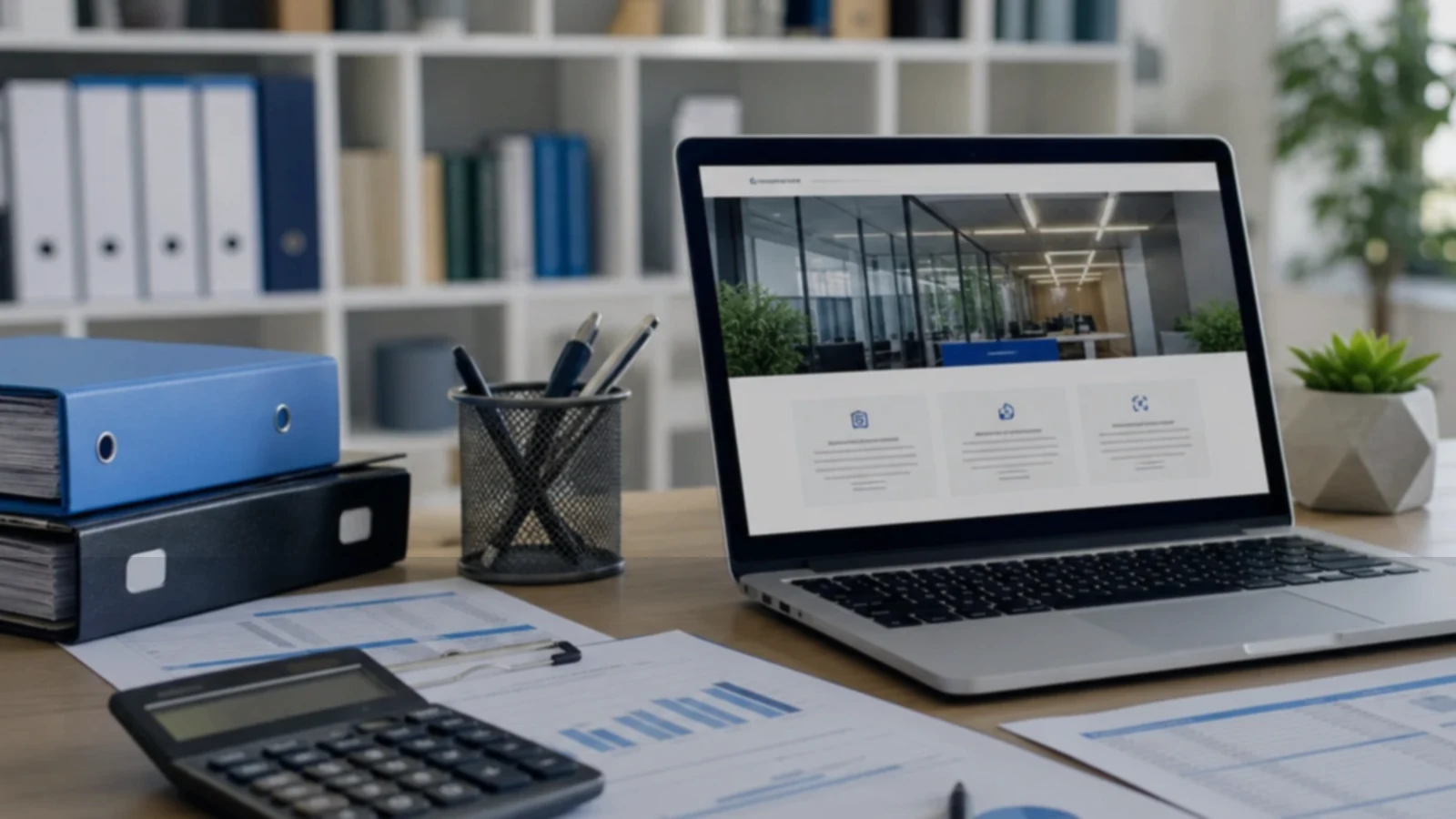 Persona o equipo de contadores y estudios contables gestionando consultas, turnos, reservas, pedidos, presupuestos o mensajes desde notebook/celular.