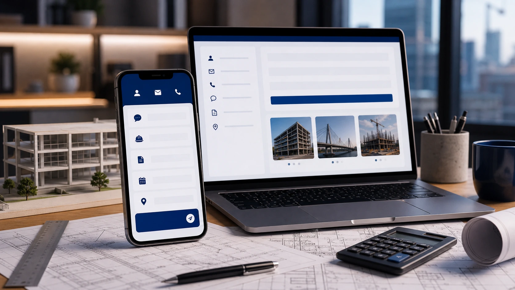 Cliente, paciente o interesado consultando por WhatsApp o formulario en contexto de estudio de ingenieria.