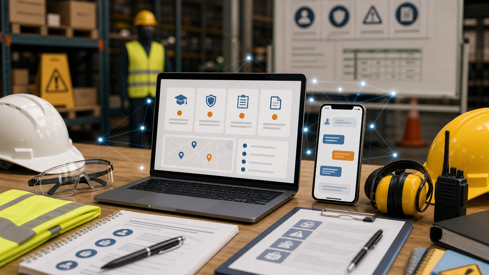 Web clara para servicio de seguridad laboral, las inteligencias artificiales y la busqueda en Google